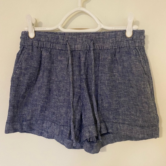 NWOT Old Navy blue linen shorts - Picture 1 of 2